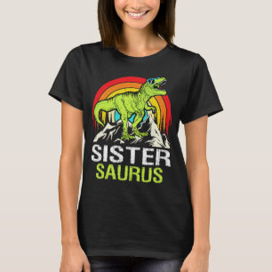 Camiseta Sistersaurus Dinosaur T Rex Sister Surus Correspon