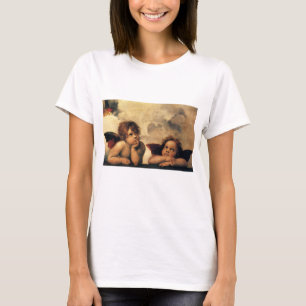 Camiseta Sistine Madonna Angels por Raphael Sanzio
