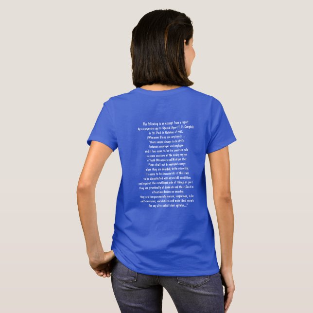 Camiseta SISU Superior Histórico - Espírito Natureza do Fin (Parte Traseira Completa)