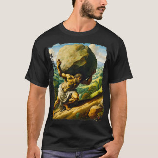 Camiseta Sisyphus Eternal Strugged Renaissance Artwork Musc