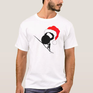 Camiseta Sisyphus Kettlebell Feliz Natal