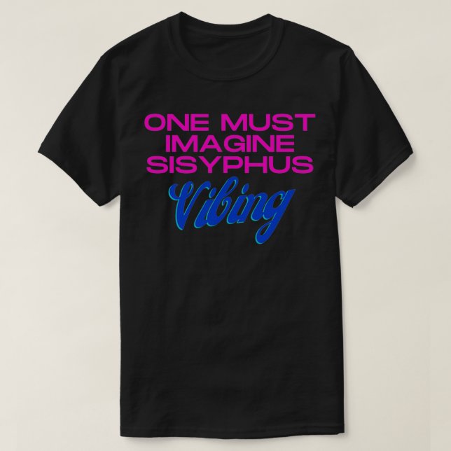 Camiseta Sisyphus Vibing (Frente do Design)