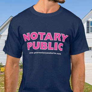 Camiseta Site de Agente de Assinatura de Empréstimo Notário