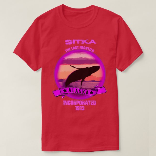 Camiseta Sitka Alaska (Frente do Design)