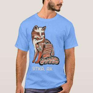Camiseta Sitka Alaska Tribal Americana Nativa Fox Haida Sty