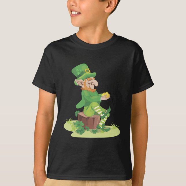 Camiseta Sitting Leprechaun (Frente)