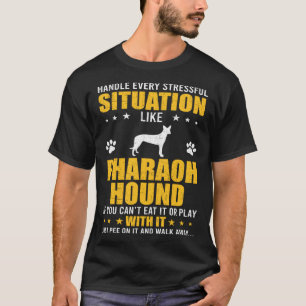 Camiseta Situação Estressante no Cachorro do Cachorro Faraó
