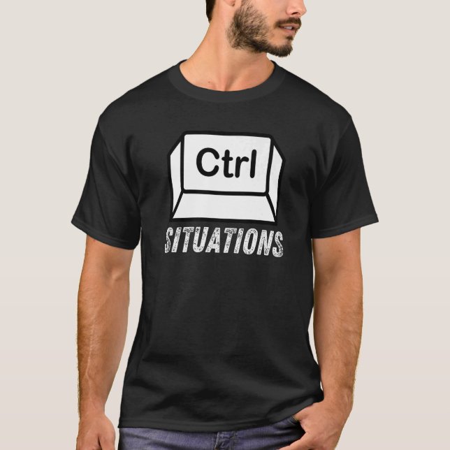 Camiseta Situações Sob Controles Impressionante Meme Sarcás (Frente)