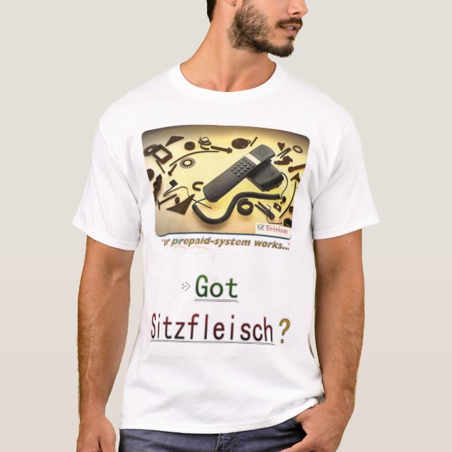 Camiseta Sitzfleisch obtido? (Frente)