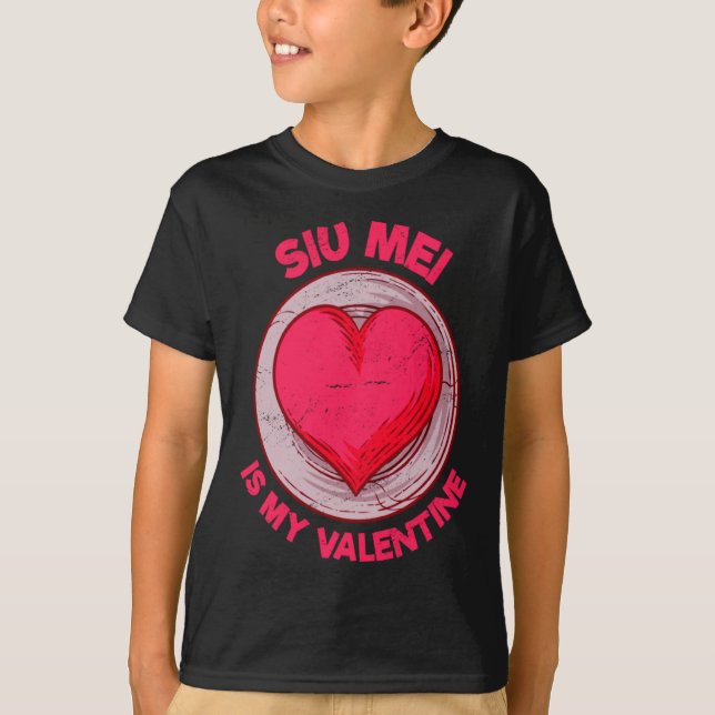 Camiseta Siu Mei Is My Valentine Barbecue Chinese Food Humo (Frente)