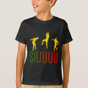 Camiseta Siuuuu Futebol Engraçado Footbyll Meninos Homens M