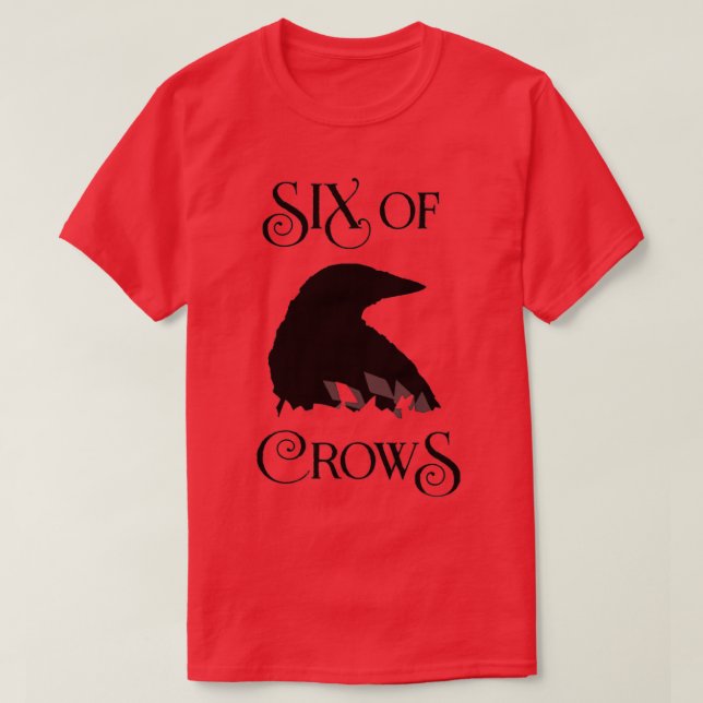 Camiseta Six of crows (Frente do Design)