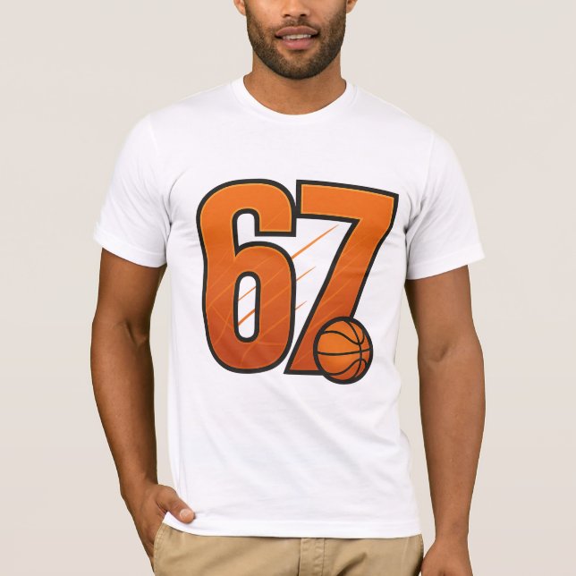 Camiseta  “Six Seven 67 Basketball Tee – Trendy Urban  (Frente)