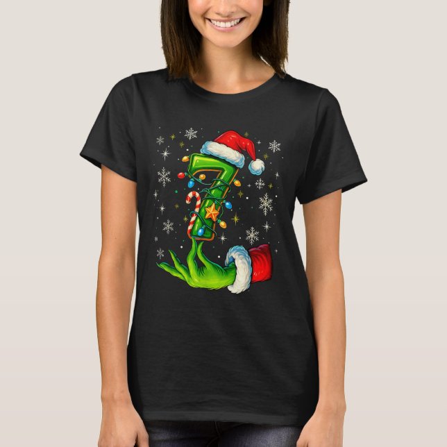 Camiseta Six Seven 67 Meme Funny Christmas Couple Matching  (Frente)