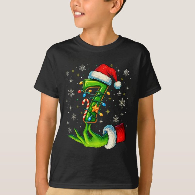 Camiseta Six Seven 67 Meme Funny Christmas Couple Matching  (Frente)