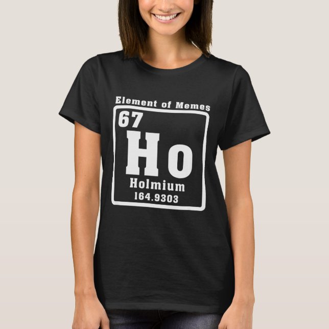 Camiseta Six Seven 6 7 Funny Number Meme  (Frente)