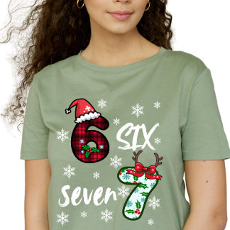 Camiseta Six Seven 6 7 Gen Alpha Meme Christmas 