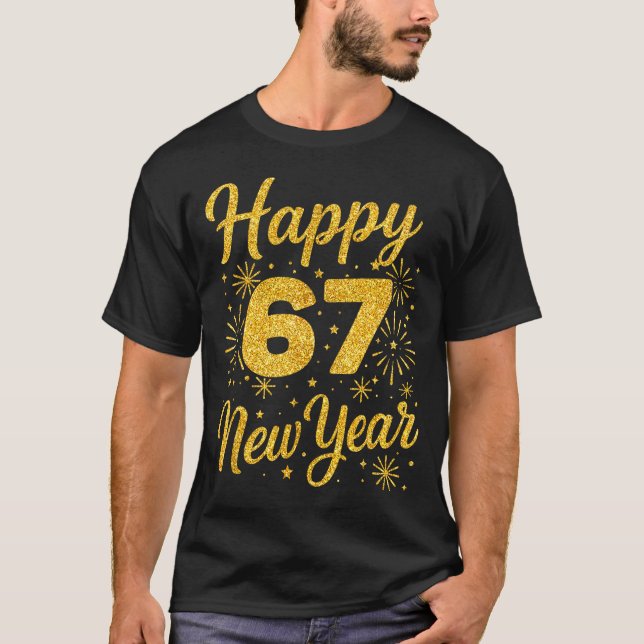 Camiseta Six Seven 6 7 Meme Funny Happy New Year 67 2026  (Frente)