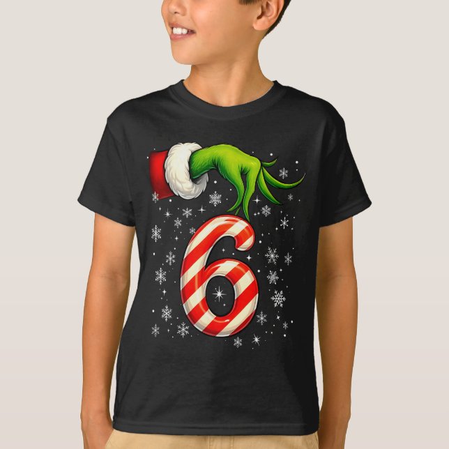 Camiseta Six Seven Funny Christmas Couple Matching Meme  (Frente)