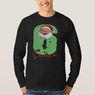 Camiseta Six Seven Santa, Funny Matching