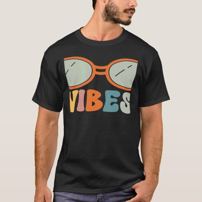 Camiseta Sixth Grade Vibes 6th Grade Students  Parents  Tea (Frente)