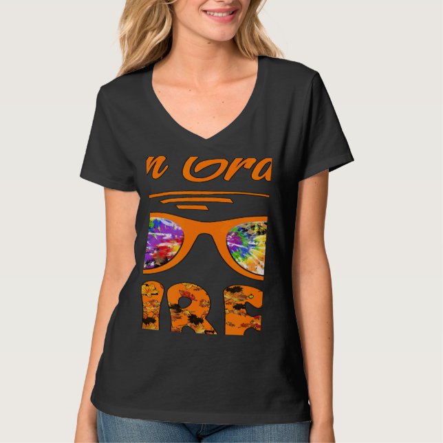 Camiseta Sixth Grade Vibes Cute Tie Die Fall Teacher Paraed (Frente)