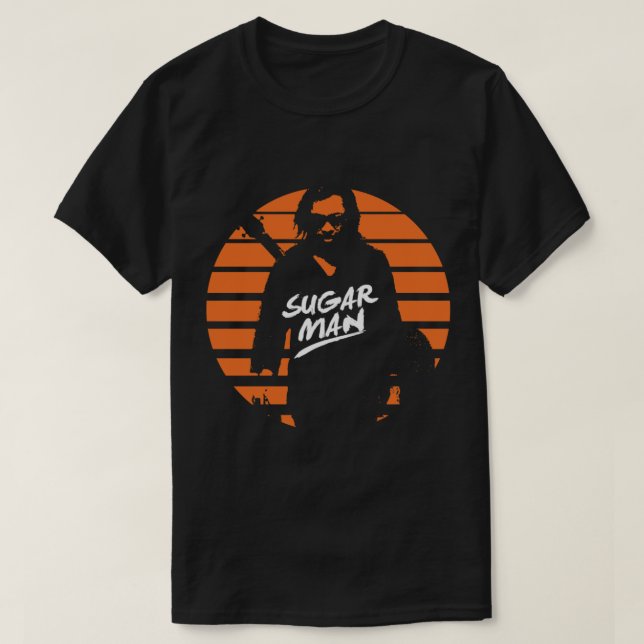 Camiseta Sixto Rodriguez - Sugar Man Classic T-Shirt (Frente do Design)