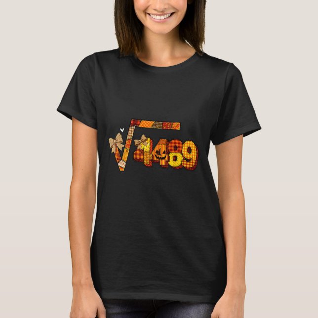 Camiseta Sixty Seven 67 Meme Square Root 4489 Slang Math Te (Frente)