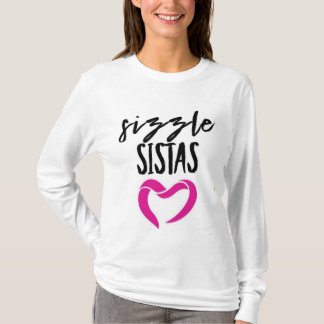 Camiseta sizzle por muito tempo