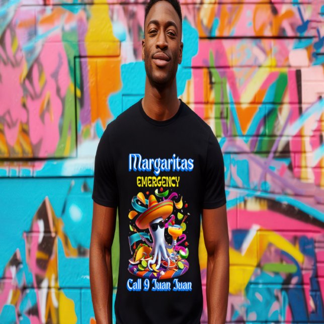 Camiseta Sizzling Fiesta: Emergência Margaritas (Criador carregado)