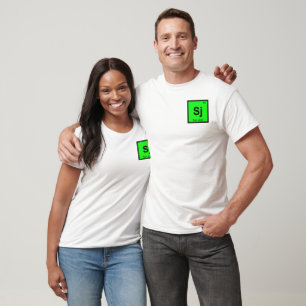 Camiseta Sj - Símbolo da Tabela Periódica Química da Cidade