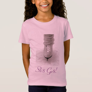 Camiseta "Sk8 Gr8!" T-shirt da boneca das meninas