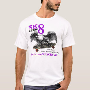 CAMISETA SK8 TRIPULAÇÃO 8