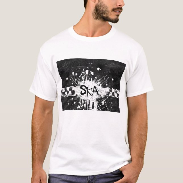 Camiseta Ska music xingou o punk rock da antiga escola (Frente)