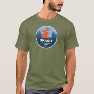 Camiseta Skagit Wild E Scenic River Washington