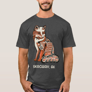 Camiseta Skagway Alaska Tribal Americana Nativa Fox Haida R