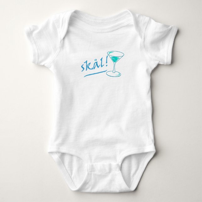 Camiseta Skal! Brinde escandinavo do bebendo (Frente)