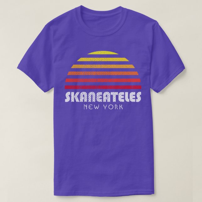 Camiseta Skaneateles NY Dinger Lagos Skaneateles Lago New Y (Frente do Design)