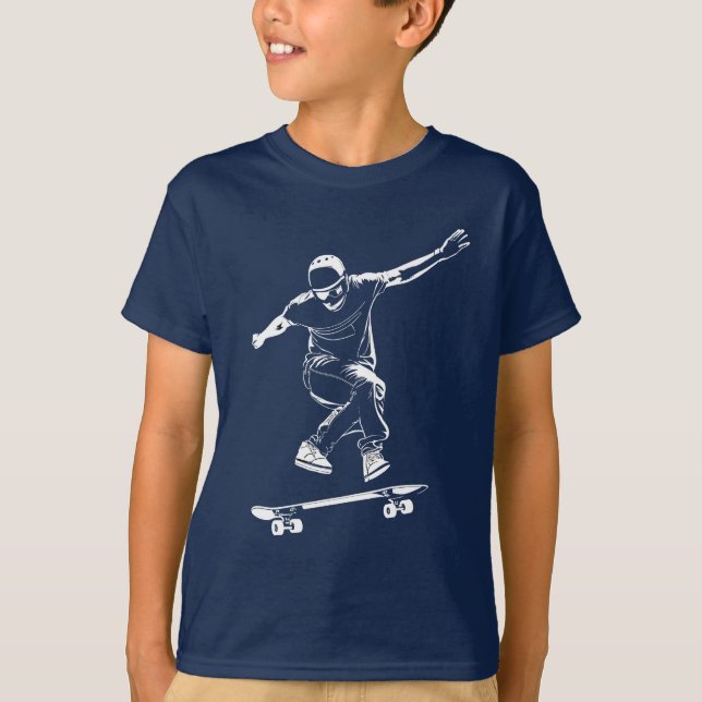 Camiseta skate (Frente)