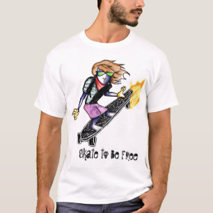 Camiseta Skate a estar livre