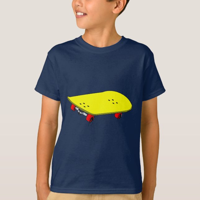 Camiseta skate amarelo legal (Frente)