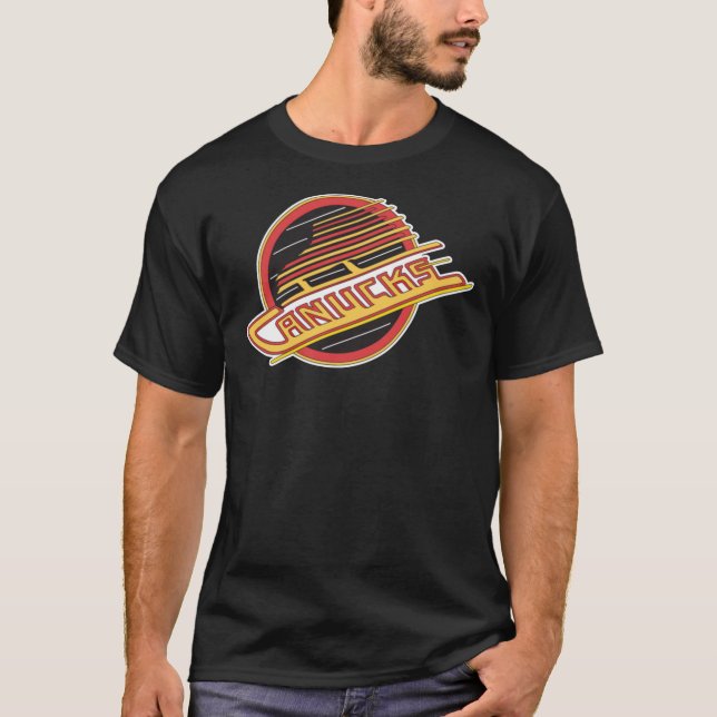 Camiseta skate clássico de T-Shirt retro de hóquei reverso (Frente)