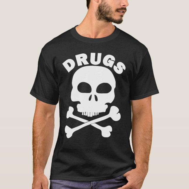 Camiseta Skate Crânio e Ossos (Frente)