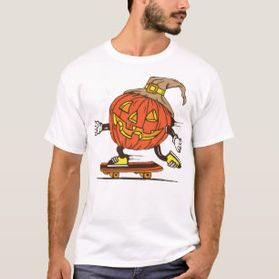 Camiseta skate de abóbora
