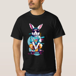 Camiseta Skate de coelho