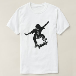 Camiseta skate de gráficos do Splatter