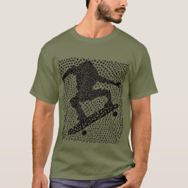 Camiseta skate de gráficos do Splatter