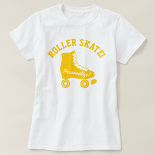 Camiseta Skate do cilindro retrorreflector amarelo