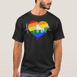 Camiseta Skate do rolo orgulho LGBT
