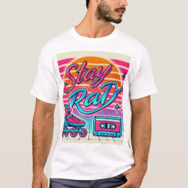 Camiseta Skate e cassete do cilindro 80s da placa retrorref